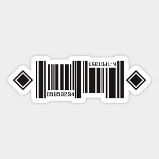 Bird Boy's Barcode Sticker